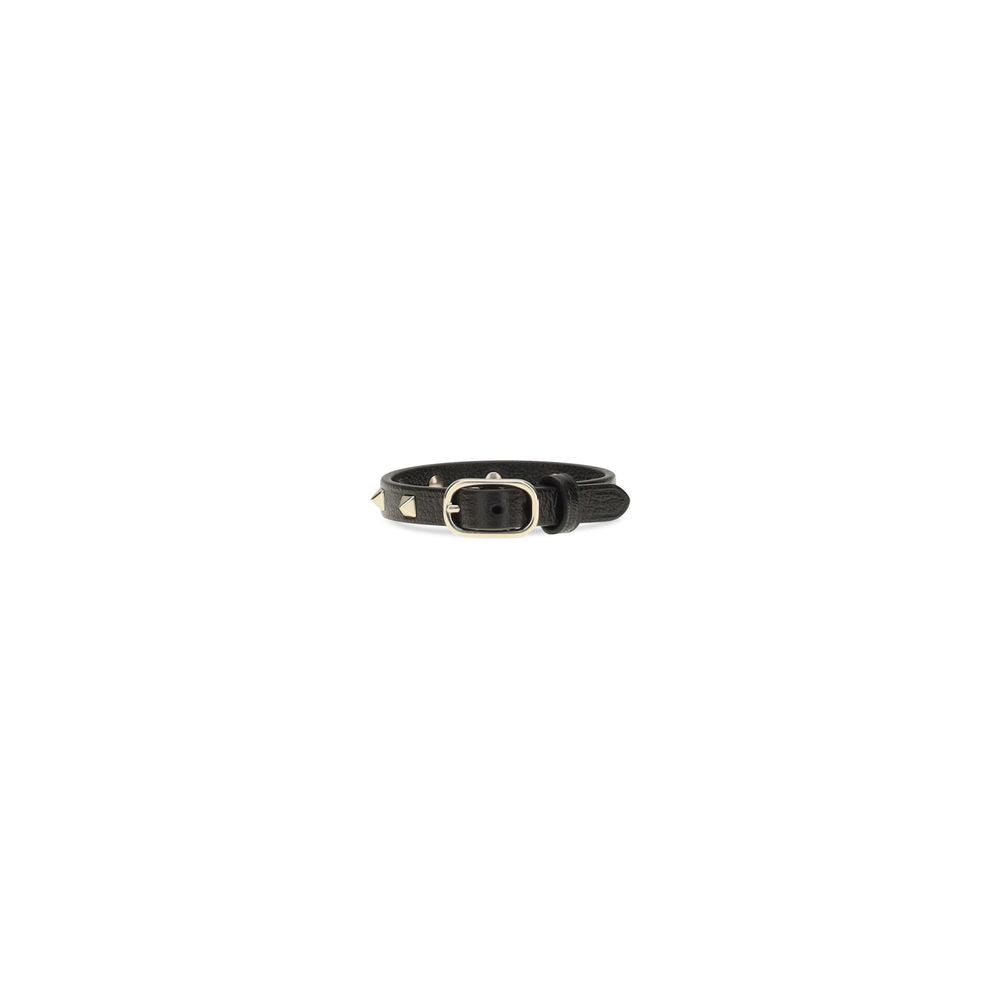 Valentino Garavani Black Goatskin Women's Bracelet