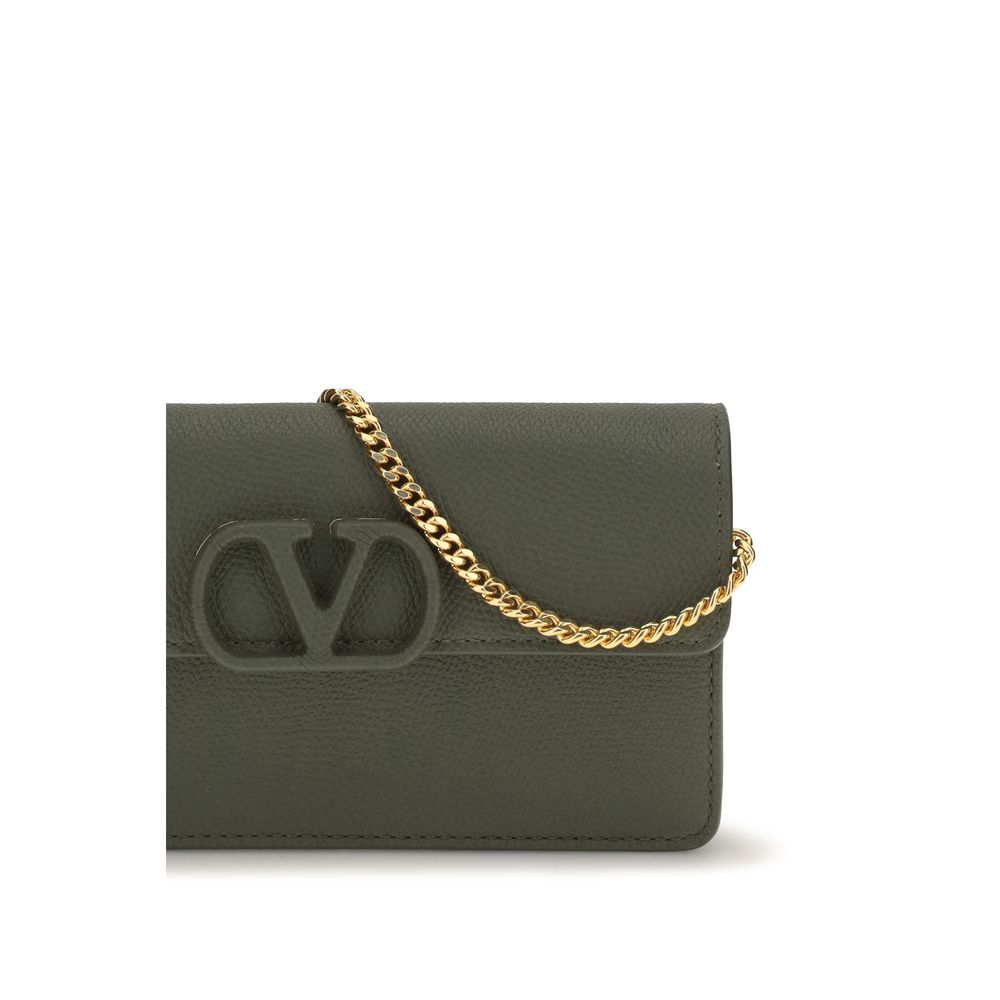 Valentino Garavani Bicolor Calf Leather Bos Taurus Women's Wallet