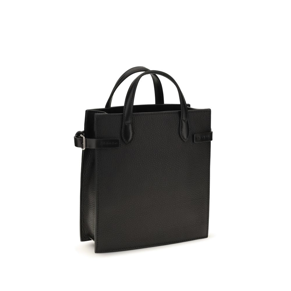 Valentino Garavani Black Calf Leather Bos Taurus Shoulder Men's Bag