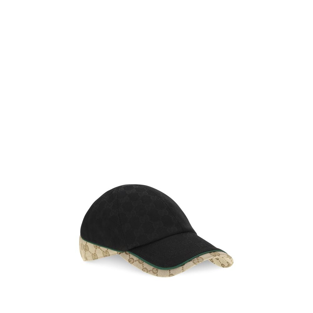 Gucci Black Polyamide Cap (Baseball Men's Hat)