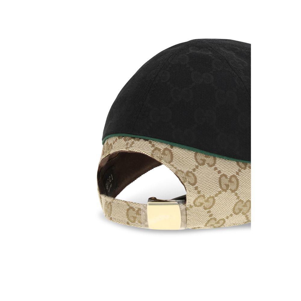 Gucci Black Polyamide Cap (Baseball Men's Hat)