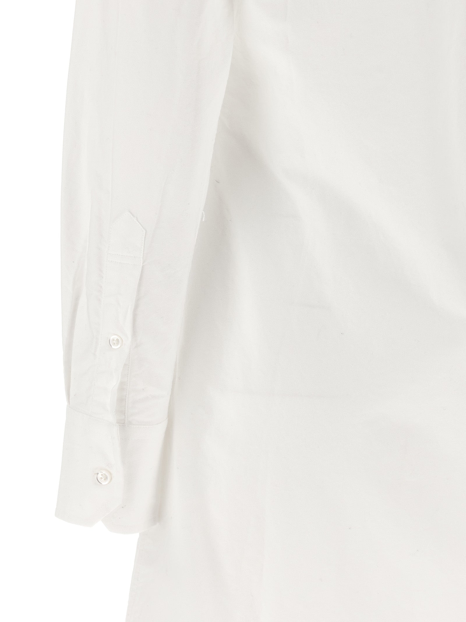 Thom Browne White Cotton Midi Women's Skirt