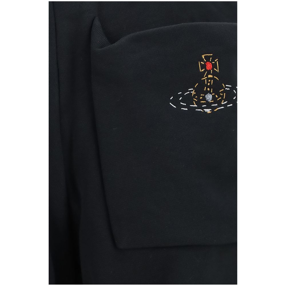 Vivienne Westwood Black Cotton Athletic Men's Pants