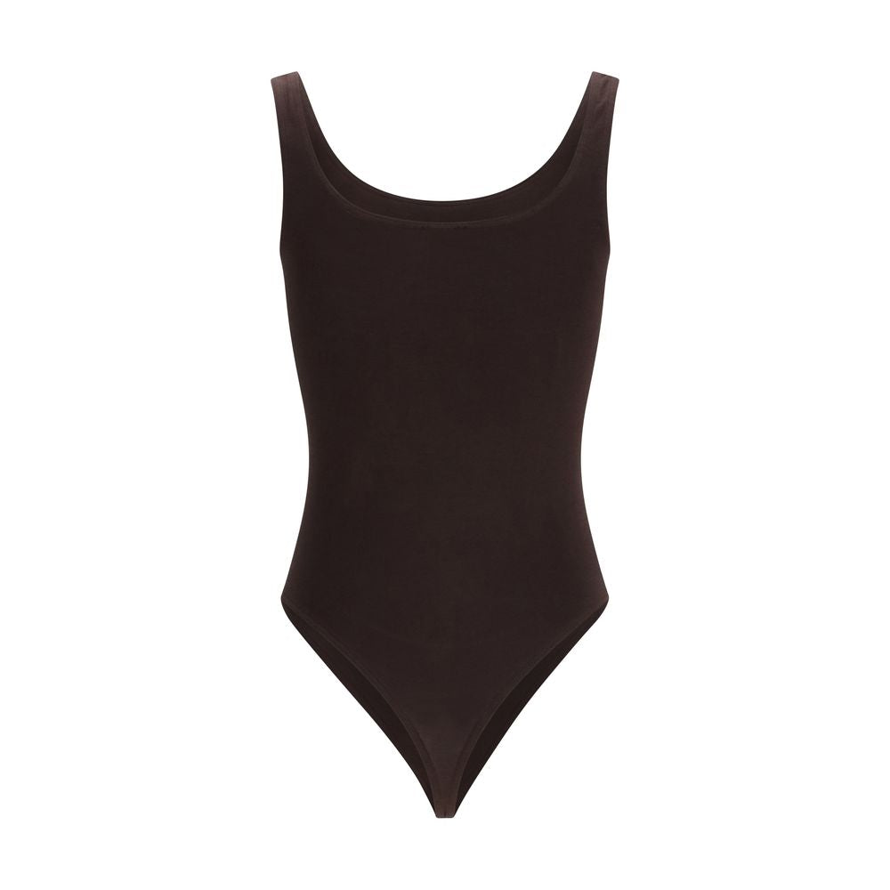Wolford Brown Cotton Women's Bodysuit