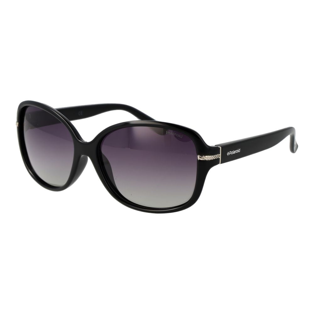 Polaroid Black Plastic Women's Sunglasses