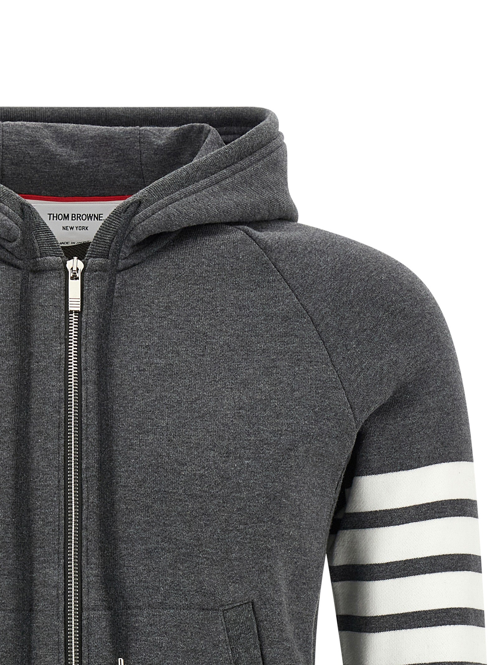 Thom Browne Gray Cotton Men's Sweatshirt