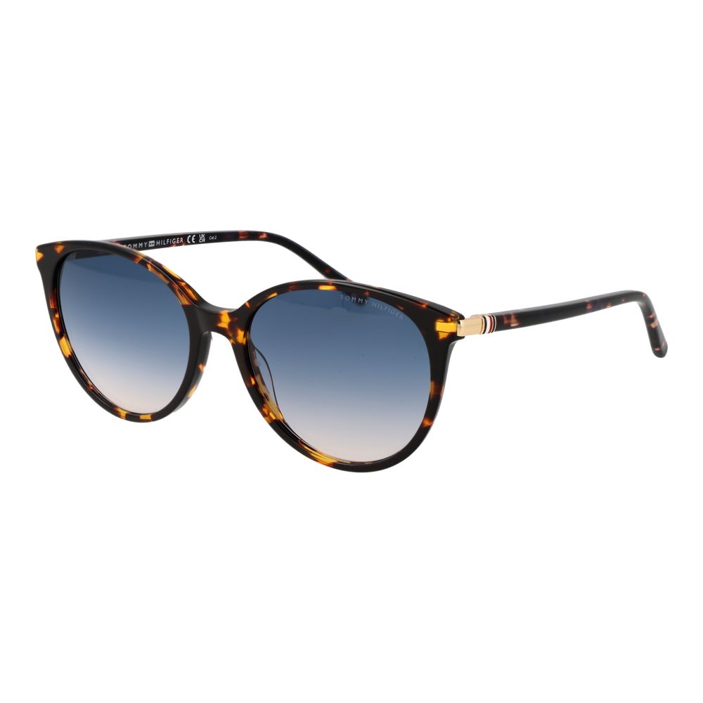 Tommy Hilfiger Brown Acetate Women's Sunglasses