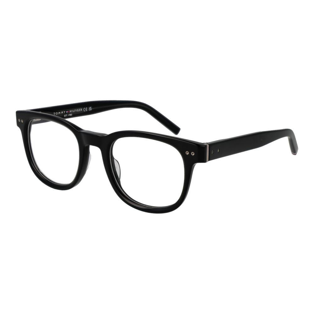 Tommy Hilfiger Black Acetate Glasses Men's (Frames)