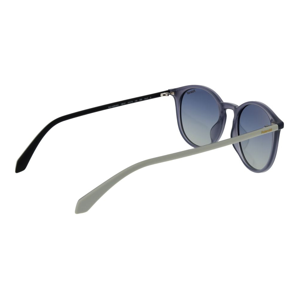 Polaroid Gray Polycarbonate Men's Sunglasses