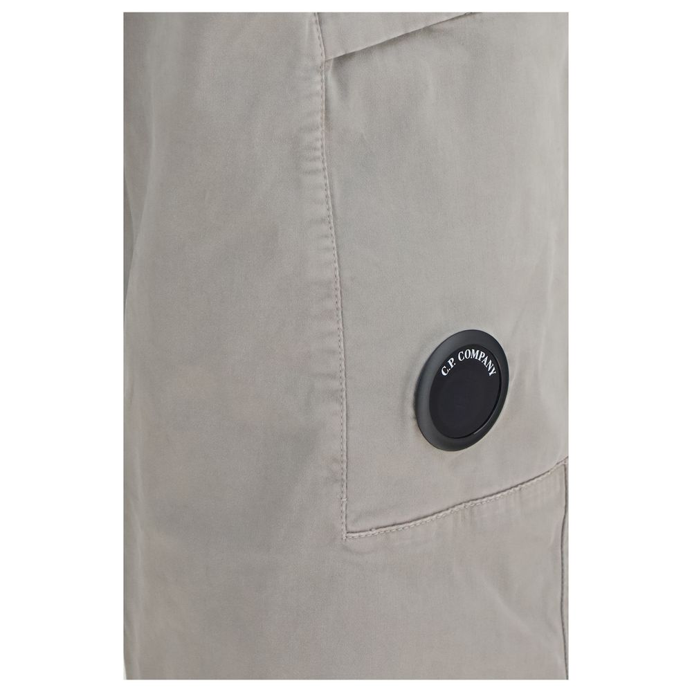 C.P. Company Gray Cotton Cargo Men's Pants