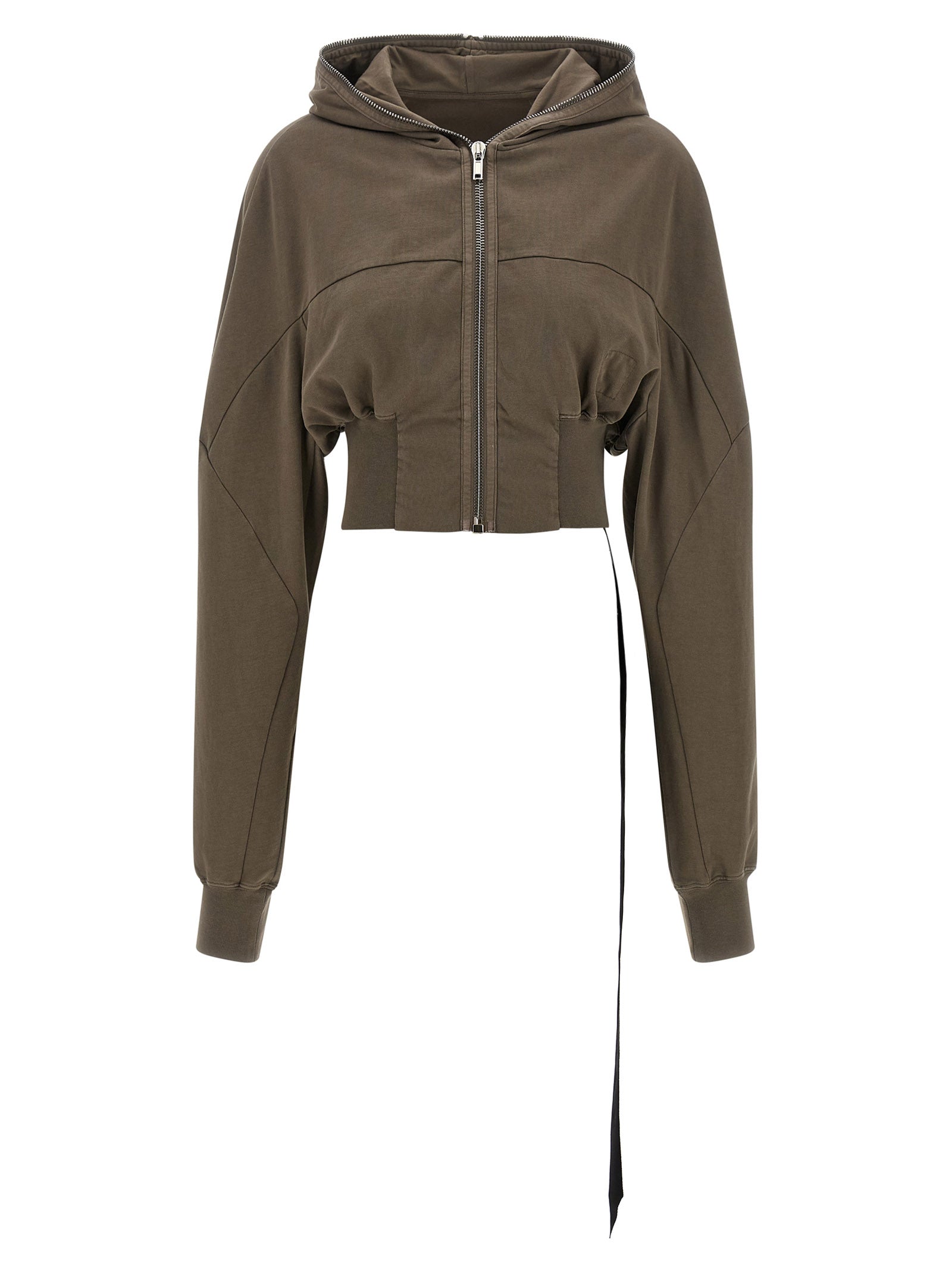 DRKSHDW Gray Cotton Women's Hoodie