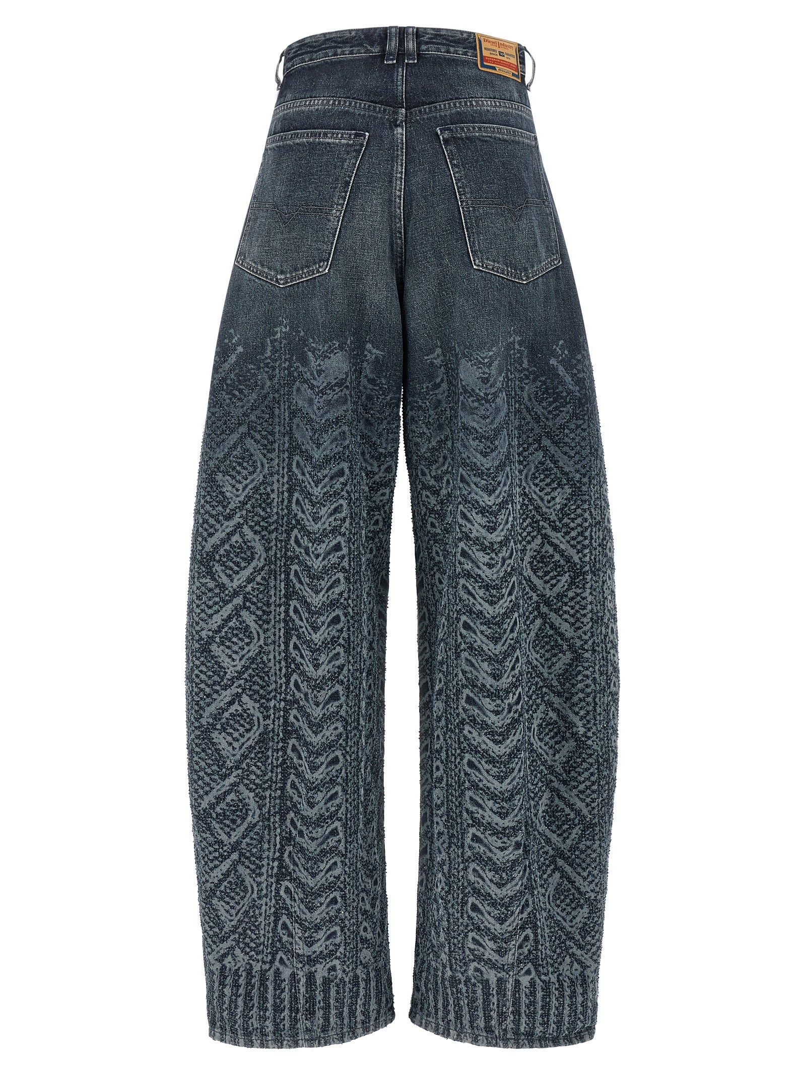 Diesel Blue Cotton High-Waisted Women's Jean