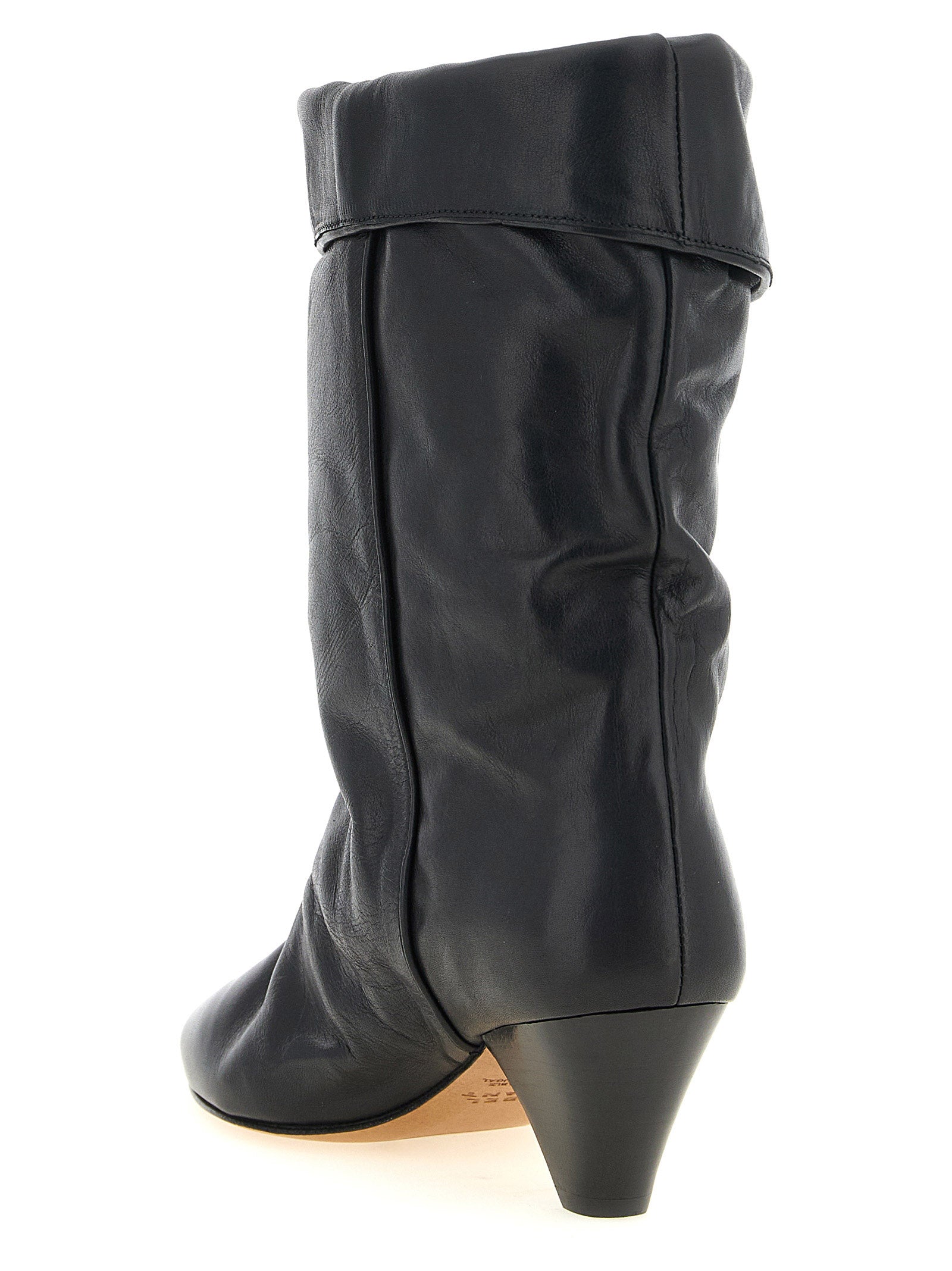 Isabel Marant Black Cowhide Ankle Women's Boots