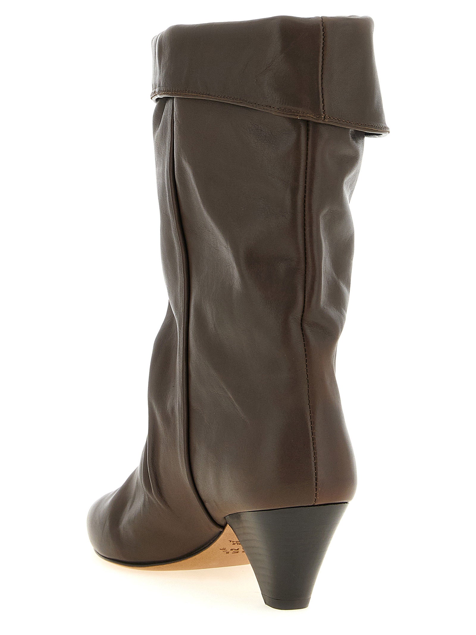 Isabel Marant Brown Cowhide Ankle Women's Boots