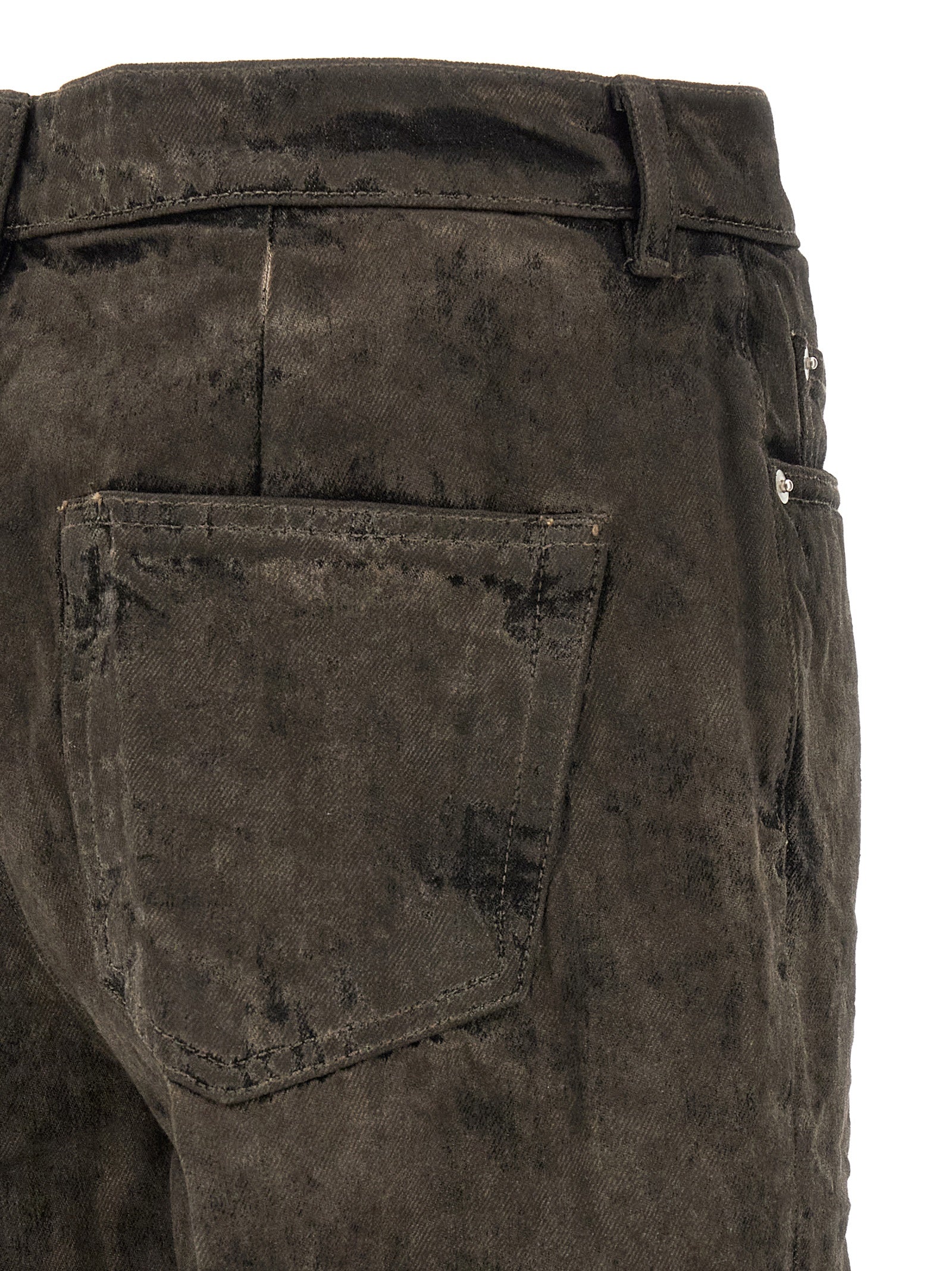 Rick Owens Gray Cotton Bermuda Men's Shorts