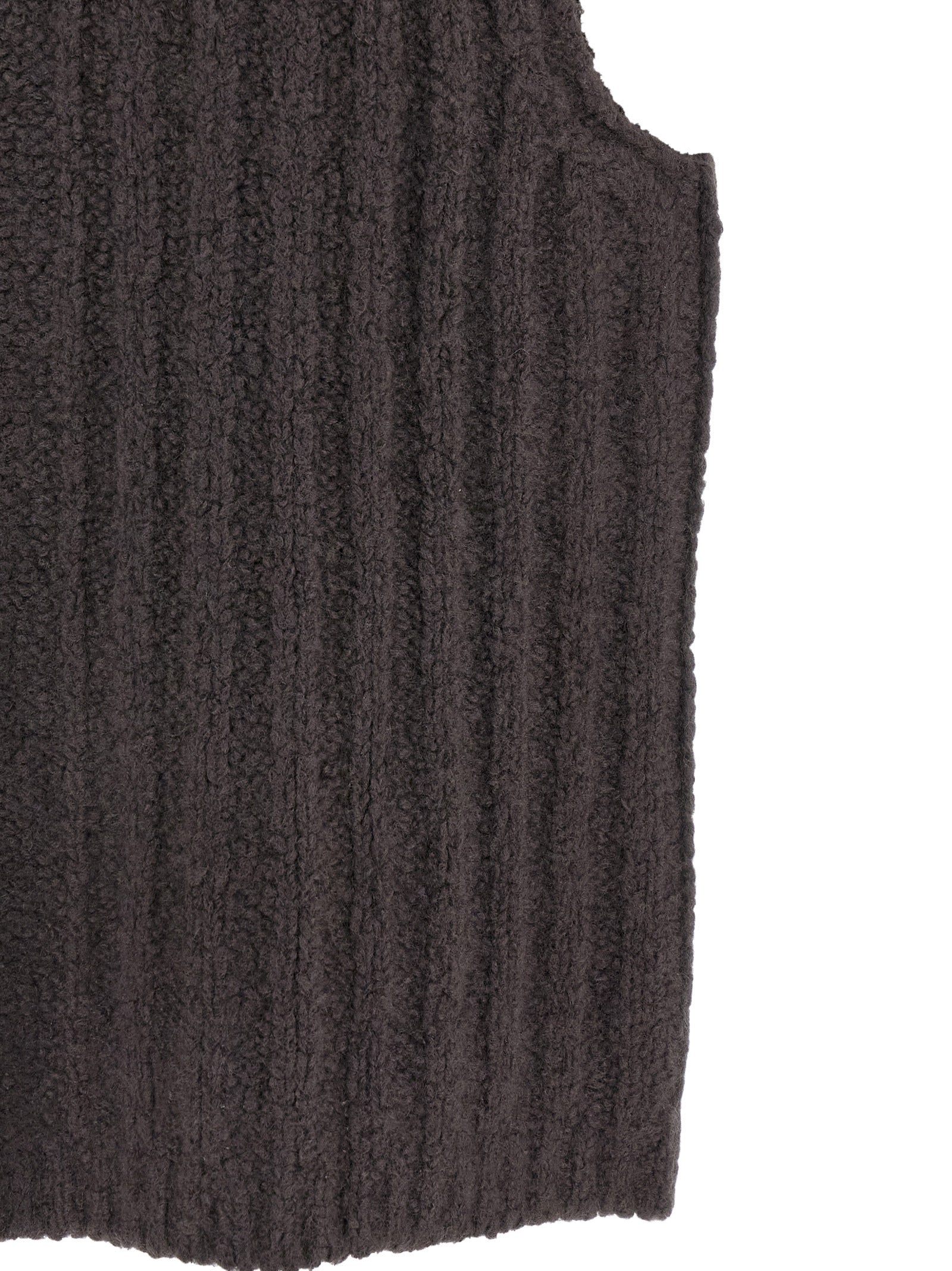 Rick Owens Gray Cashmere Sleeveles Men's Sweater