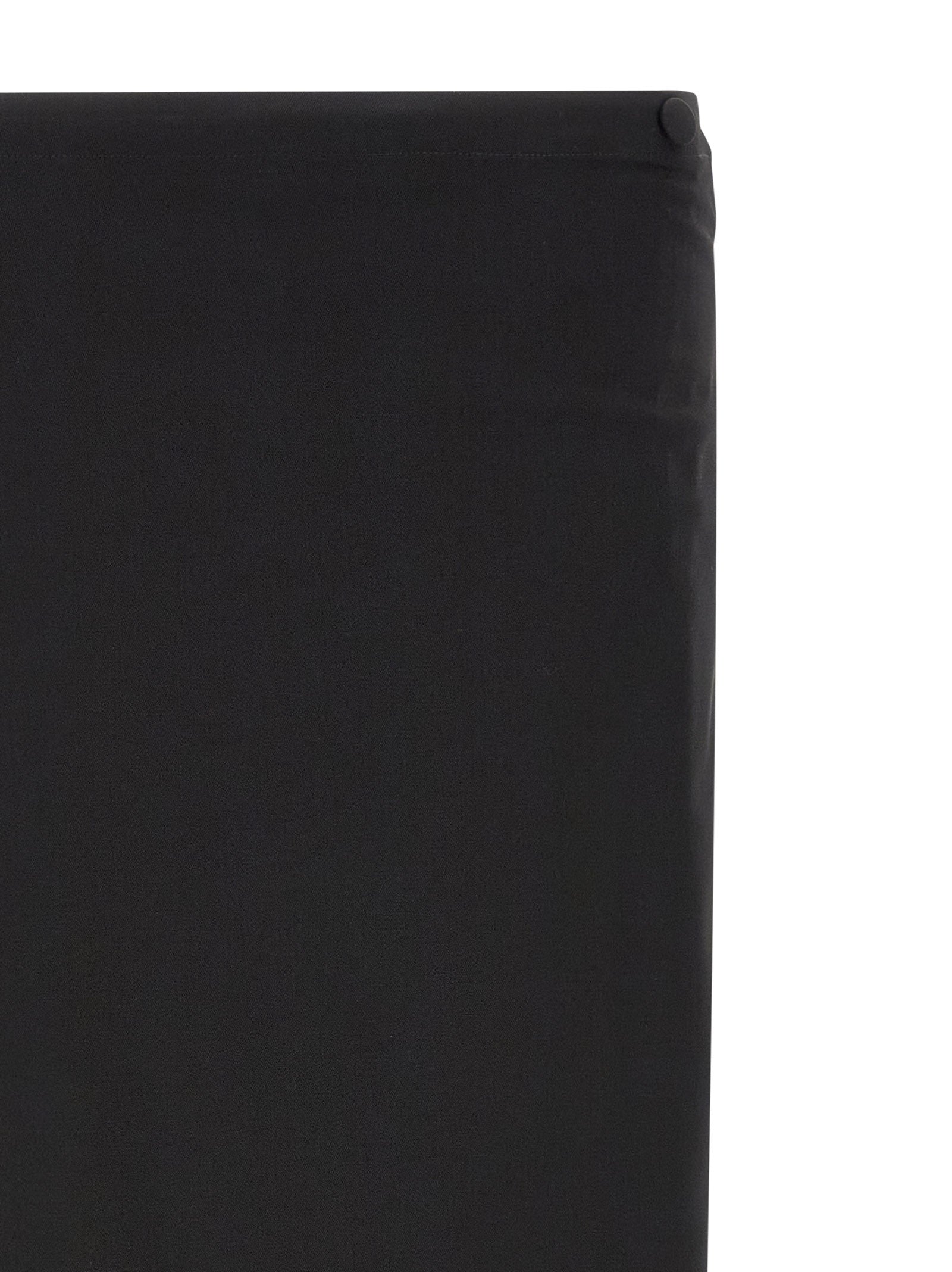 Kiko Kostadinov Black Virgin Wool Dress Men's Pants