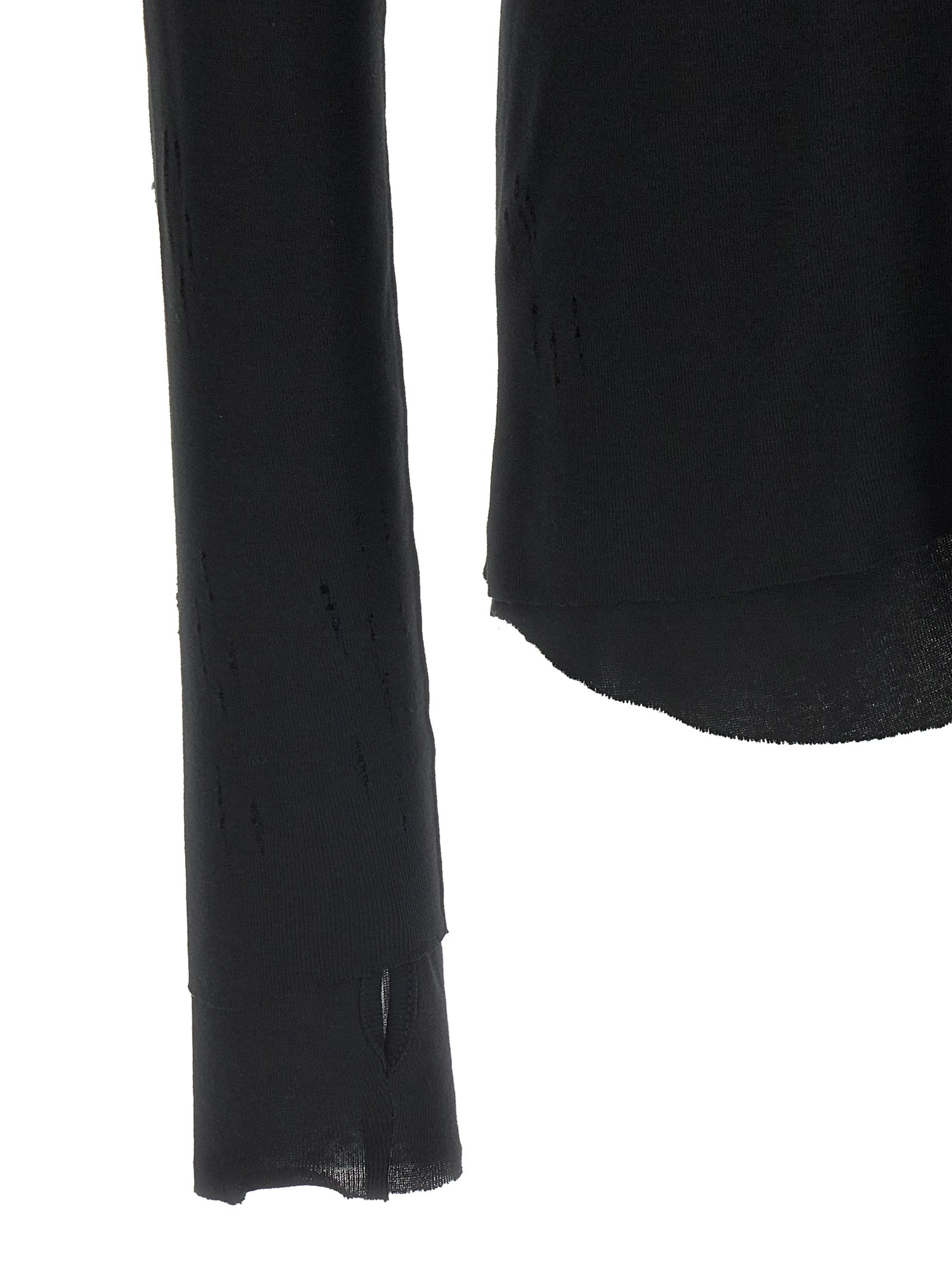 Thom Krom Black Cotton Men's T-Shirt