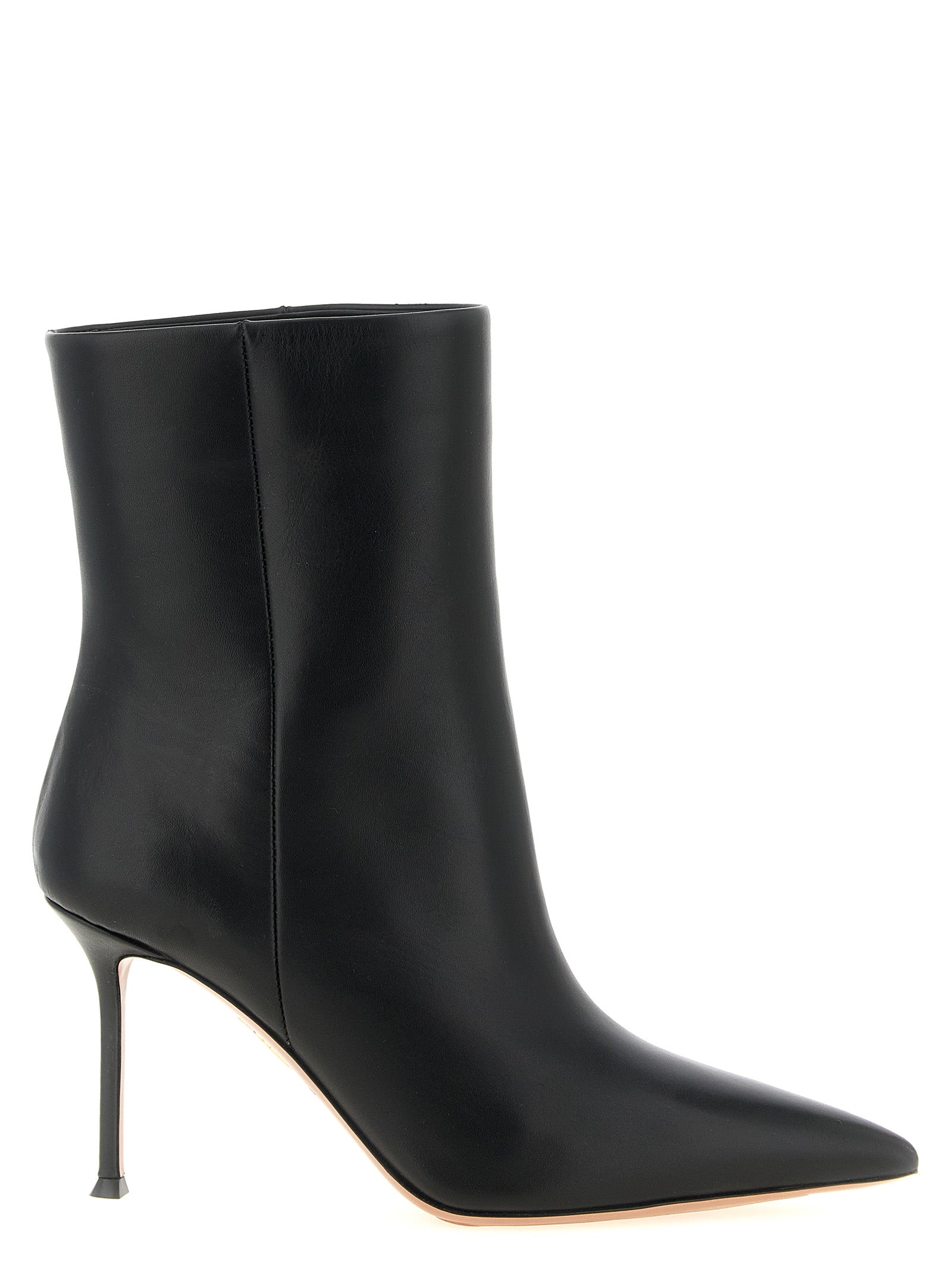 Aquazzura Black Calfskin Ankle Women's Boots