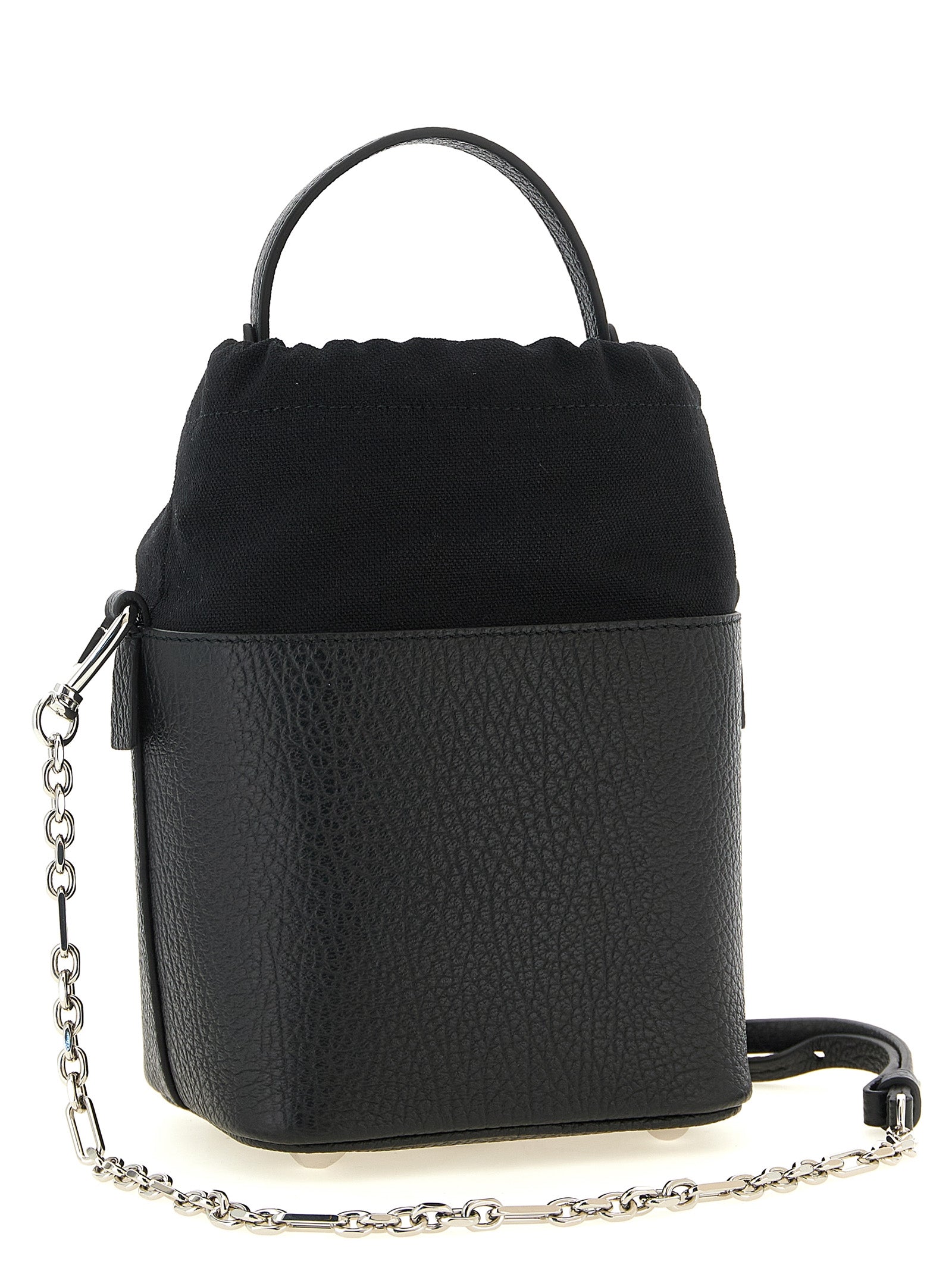 Maison Margiela Black Calfskin Shoulder Women's Bag