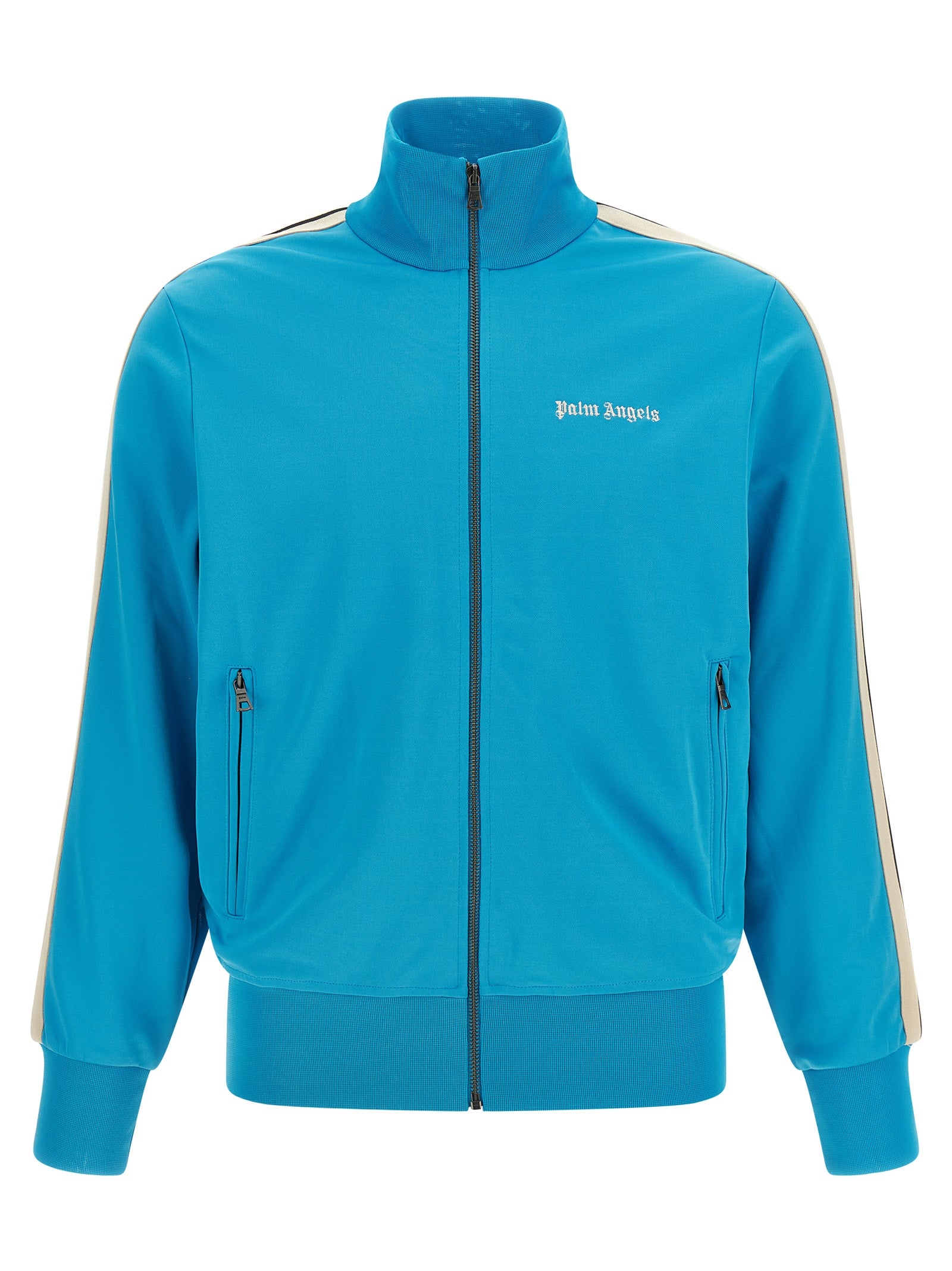 Palm Angels Blue Polyester Men's Sweatshirt