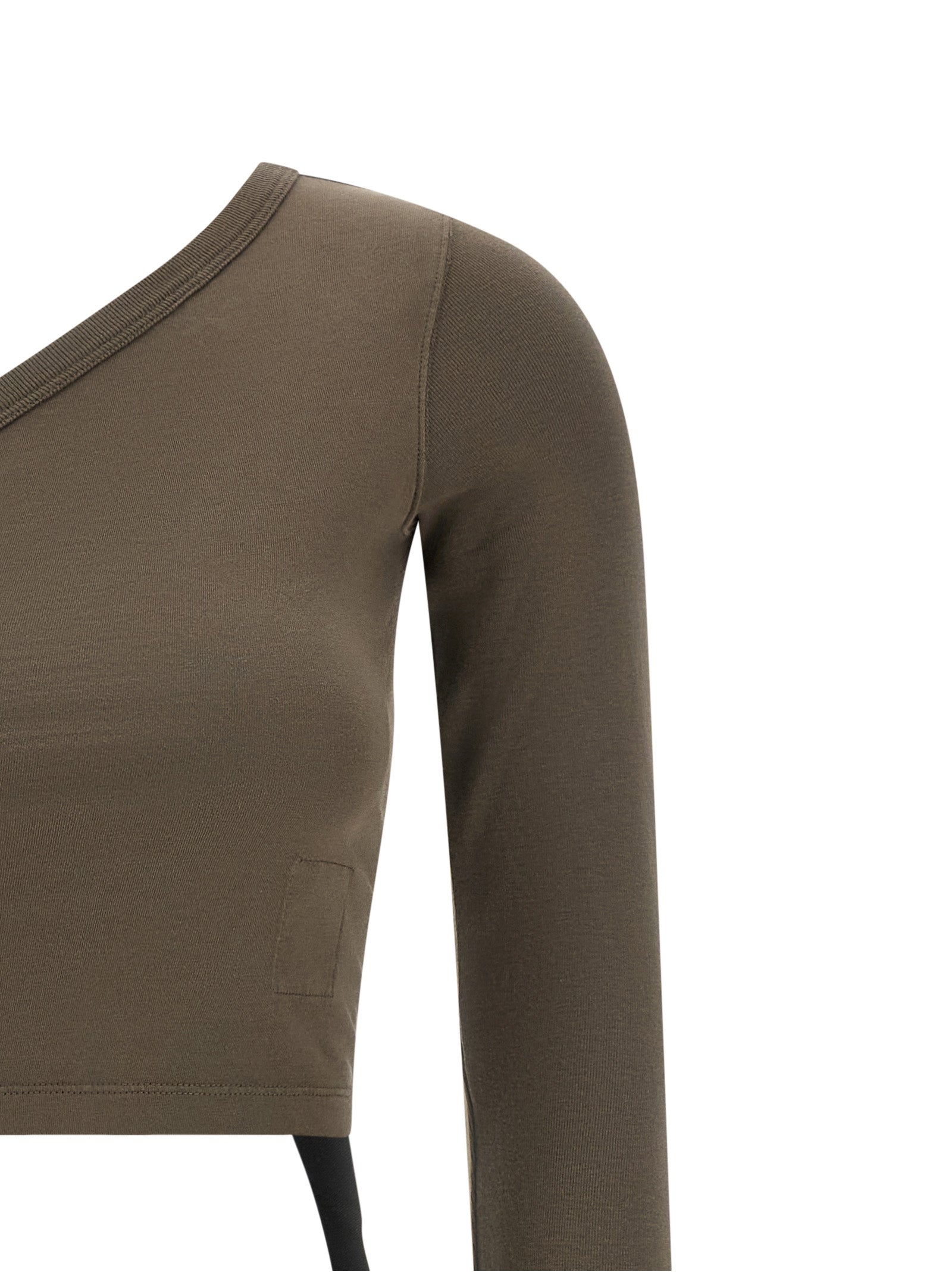 DRKSHDW Gray Cotton Women's T-Shirt
