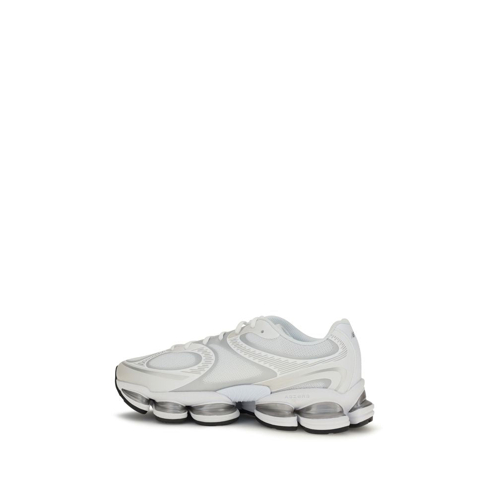 New Balance White Polyamide Athletic Men's Sneakers