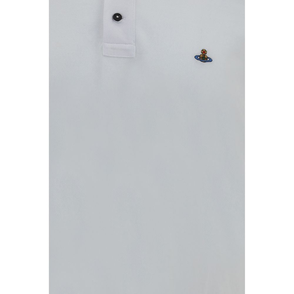Vivienne Westwood White Cotton Polo Men's Shirt