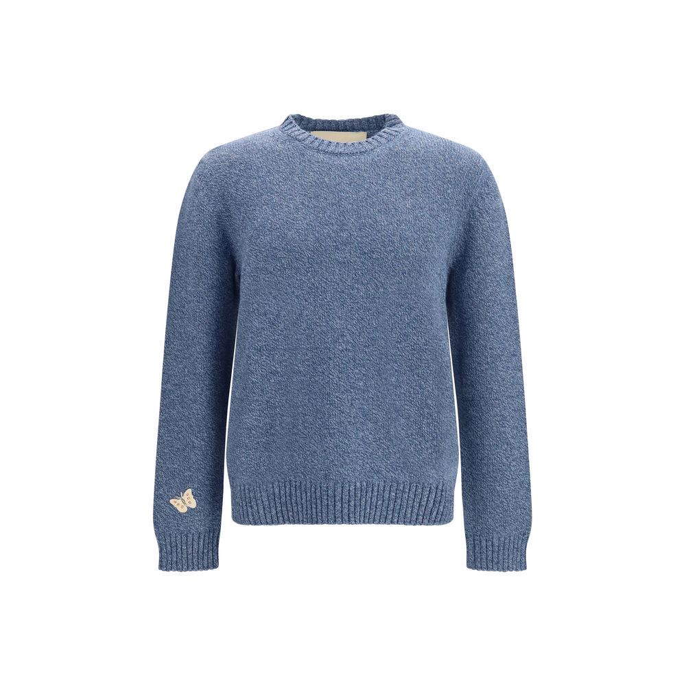Valentino Garavani Blue Wool Oves Aries Men's Sweatshirt