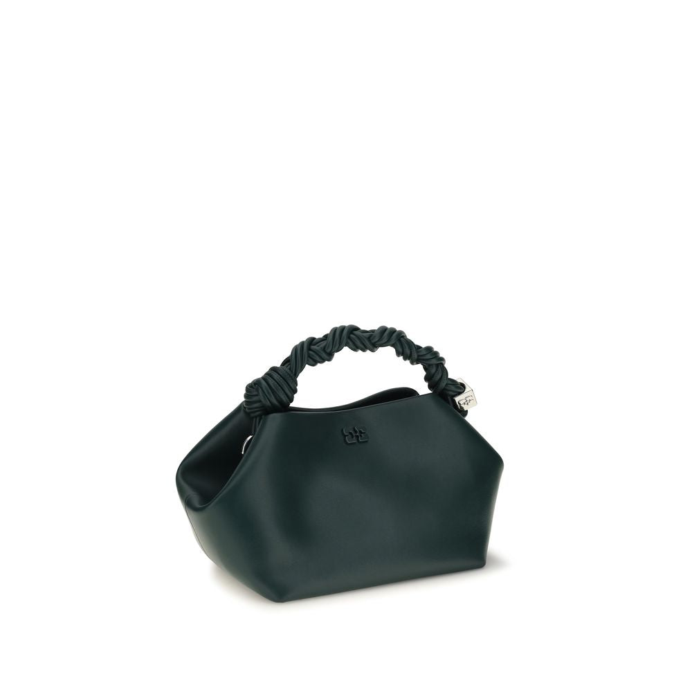 Ganni Bicolor Recycled Leather Shoulder Women's Bag