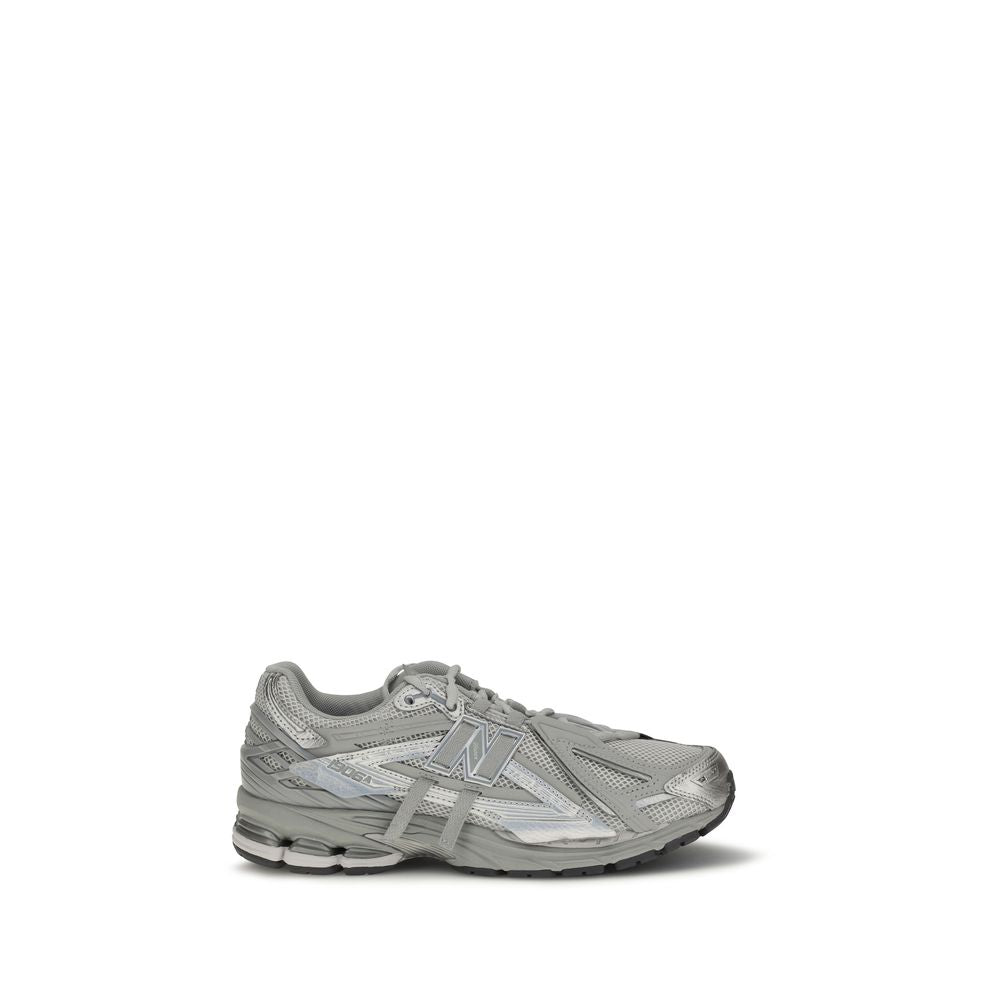New Balance Gray Fabric Athletic Men's Sneakers