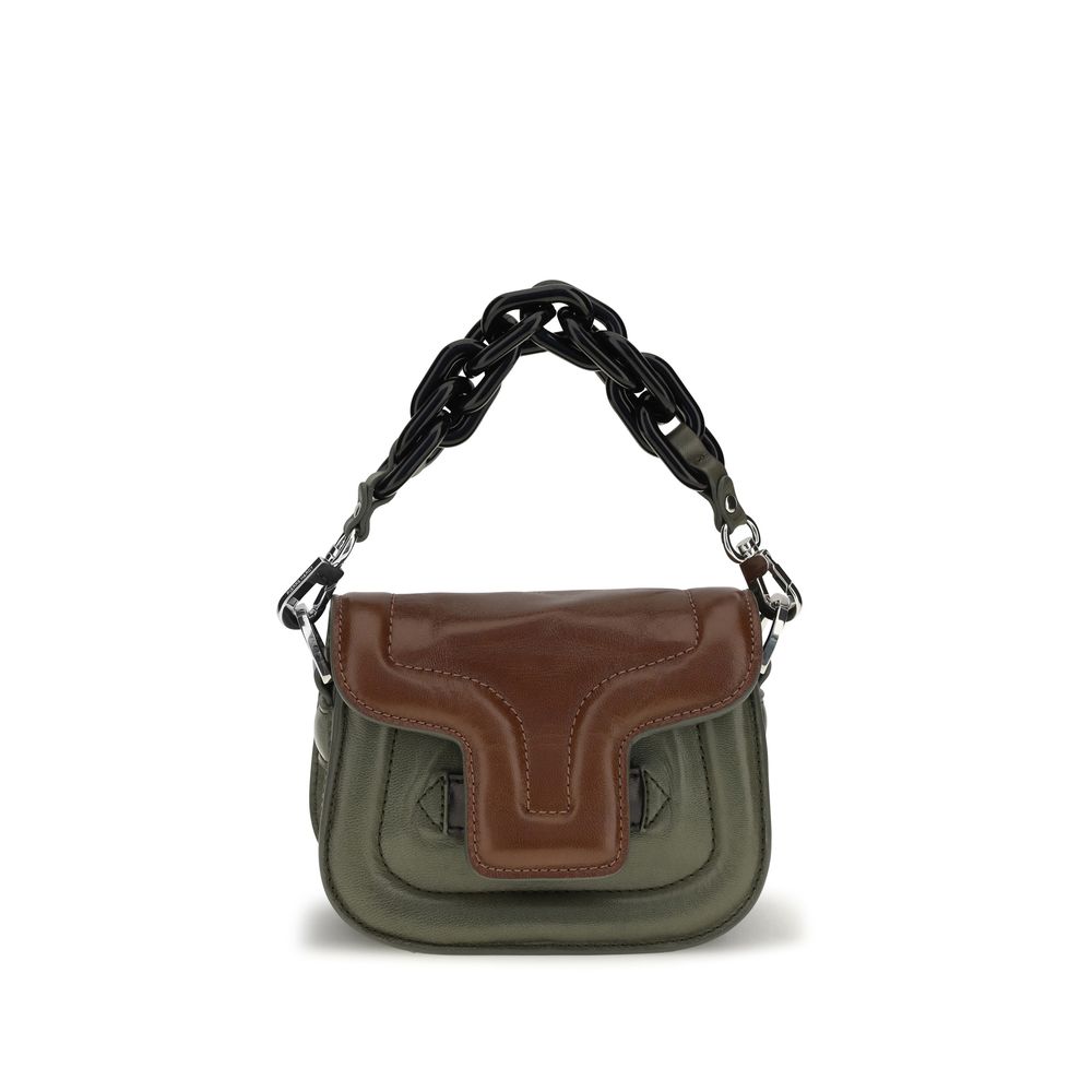 Pierre Hardy Brown Calf Leather Bos Taurus Women's Handbag