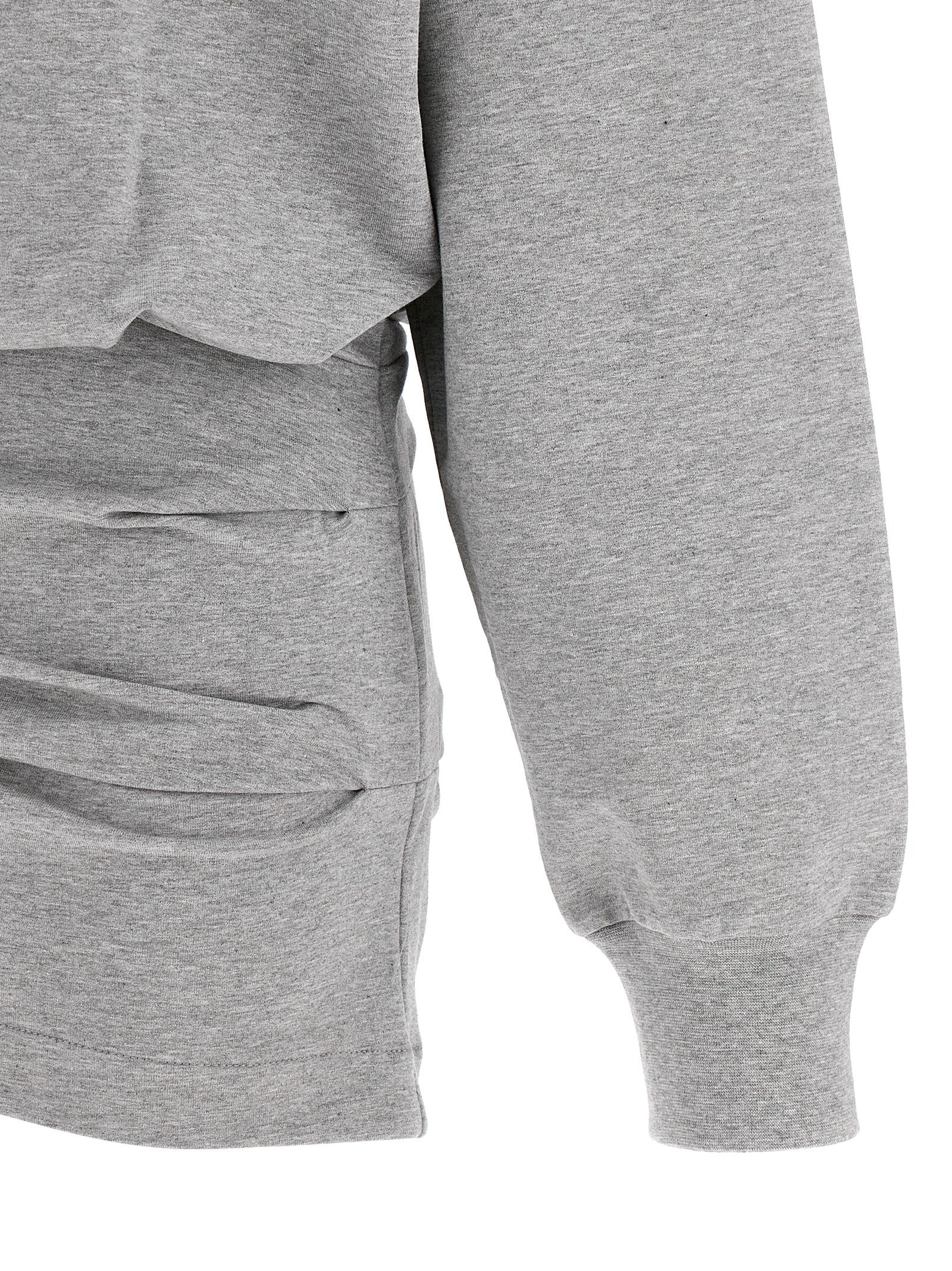 The Attico Gray Cotton Short Women's Dress