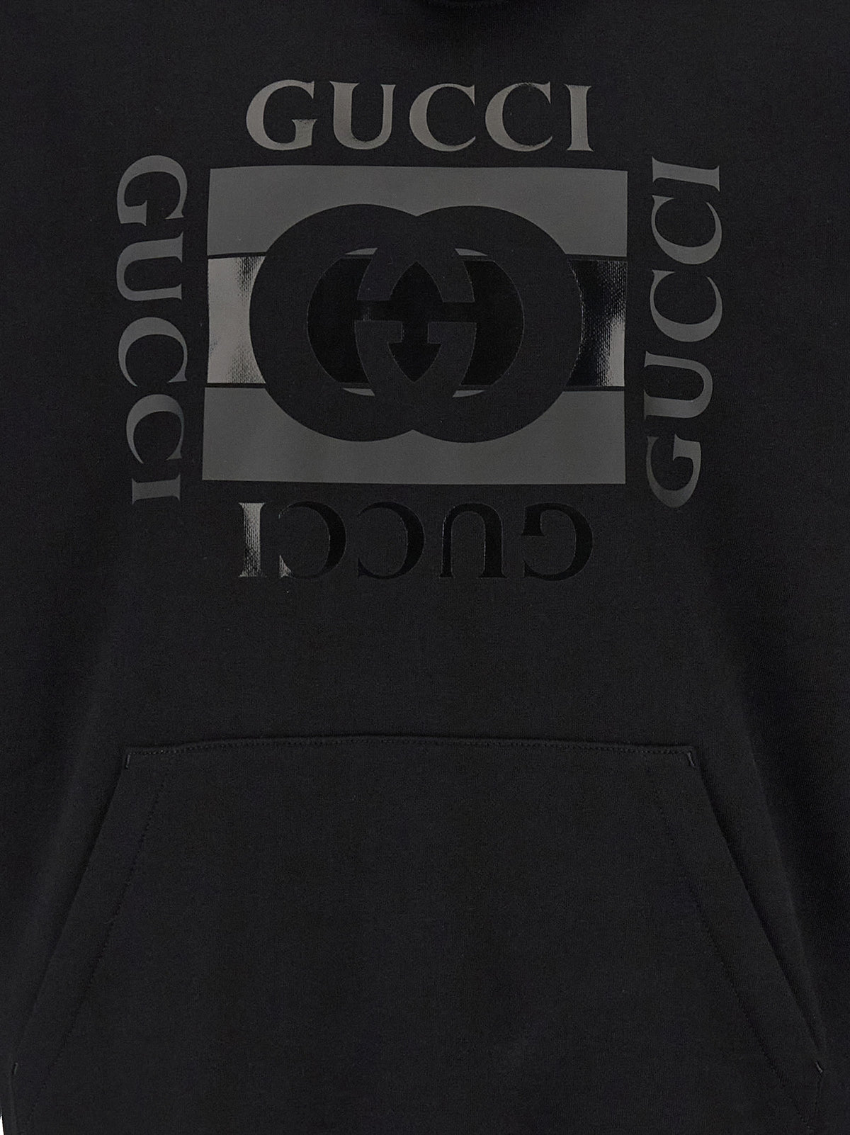 Gucci Black Cotton Men's Sweatshirt