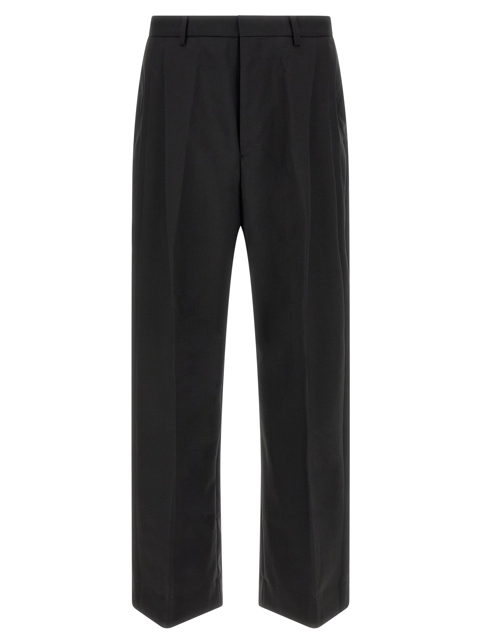 Kiko Kostadinov Black Wool Dress Men's Pants
