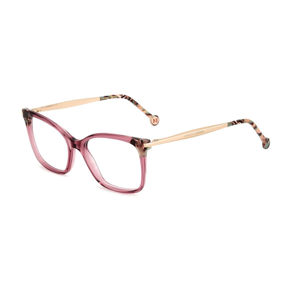 Carolina Herrera Pink Metal Glasses Women's (Frames)