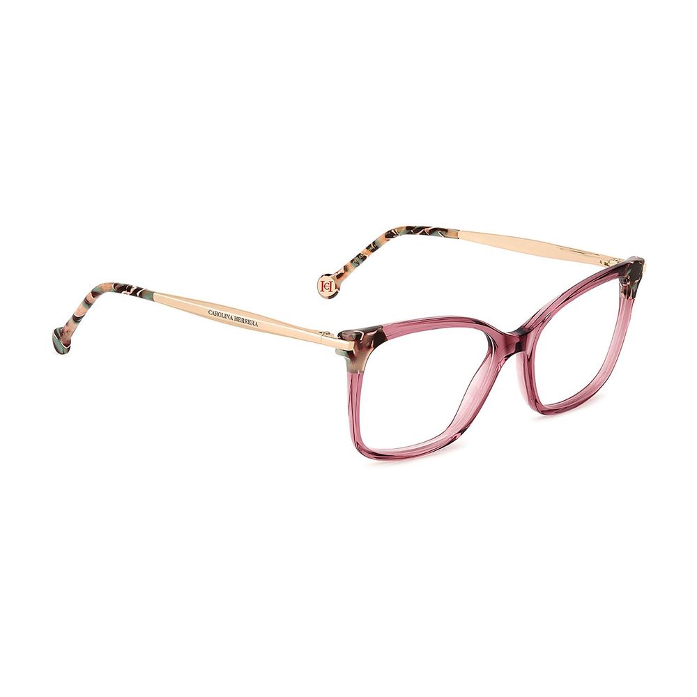 Carolina Herrera Pink Metal Glasses Women's (Frames)