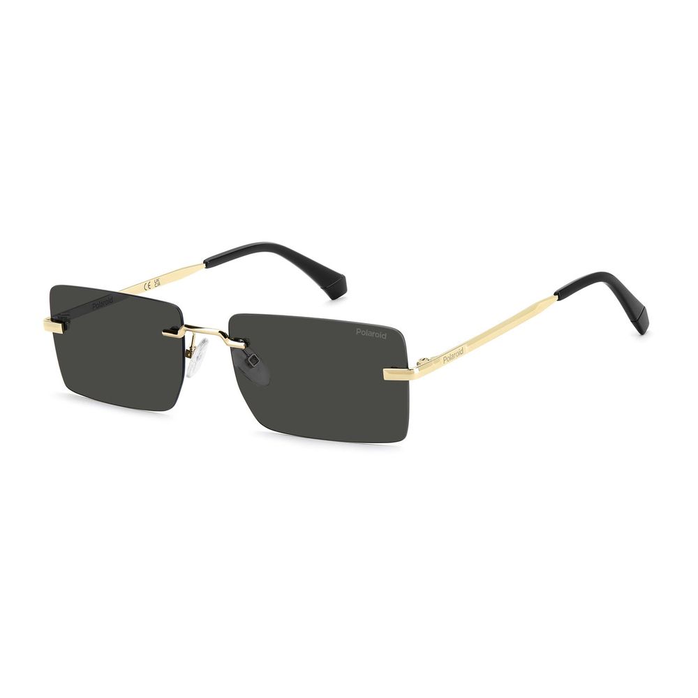 Polaroid Black Metal Men's Sunglasses