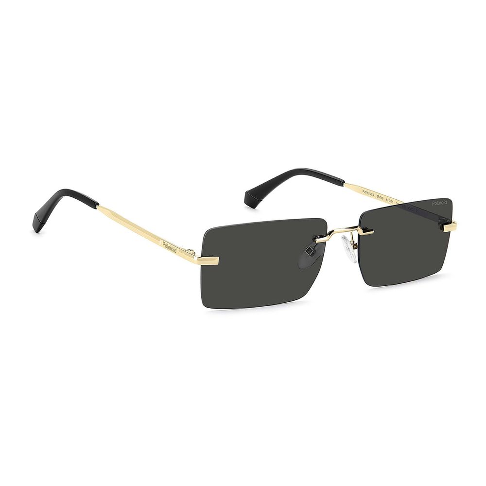 Polaroid Black Metal Men's Sunglasses