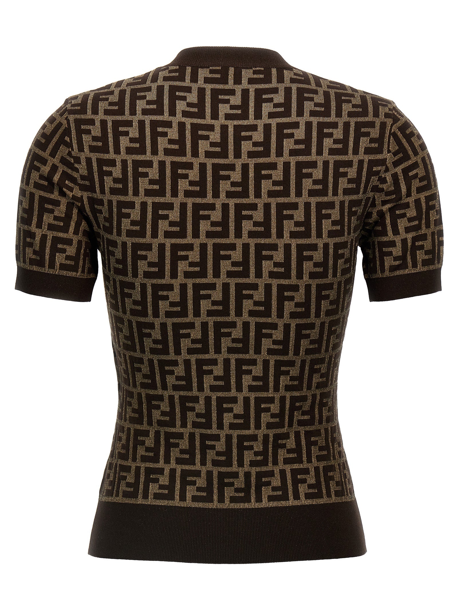 Fendi Brown Cotton Women's Cardigan