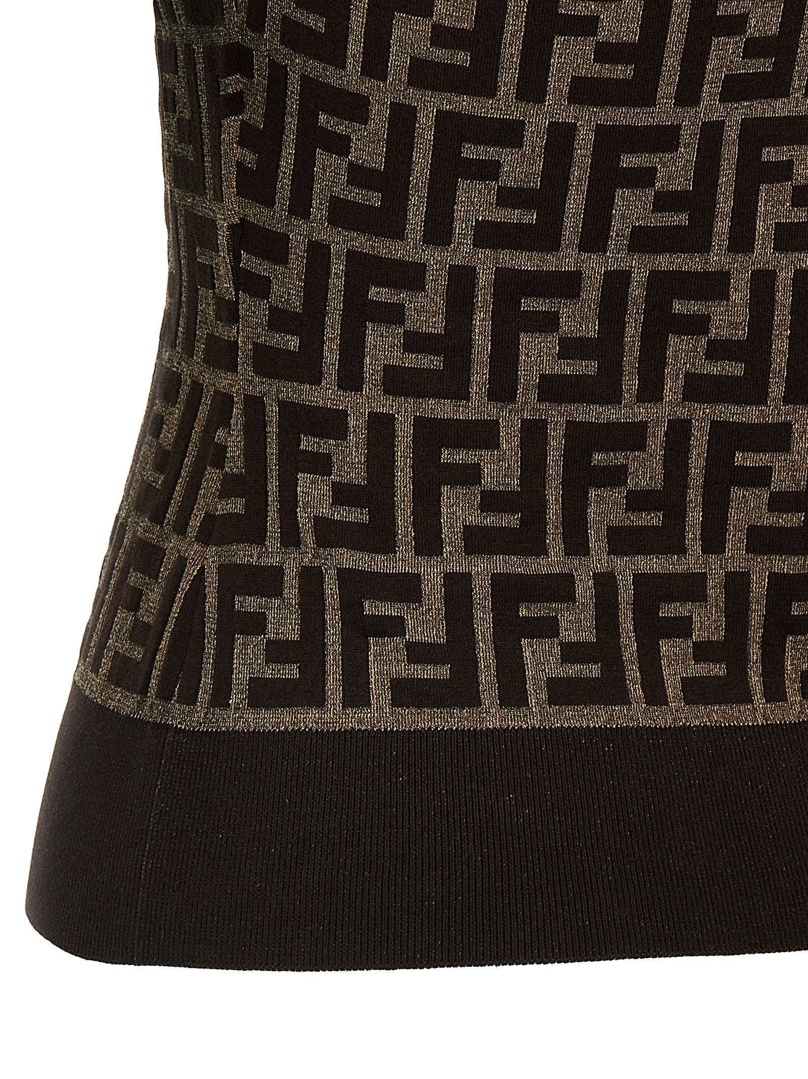 Fendi Brown Cotton Women's Cardigan