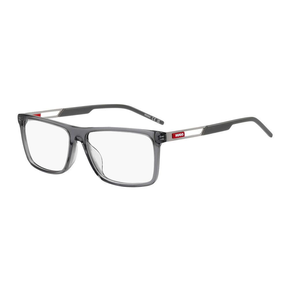 Hugo Boss Gray Plastic Glasses Men's (Frames)