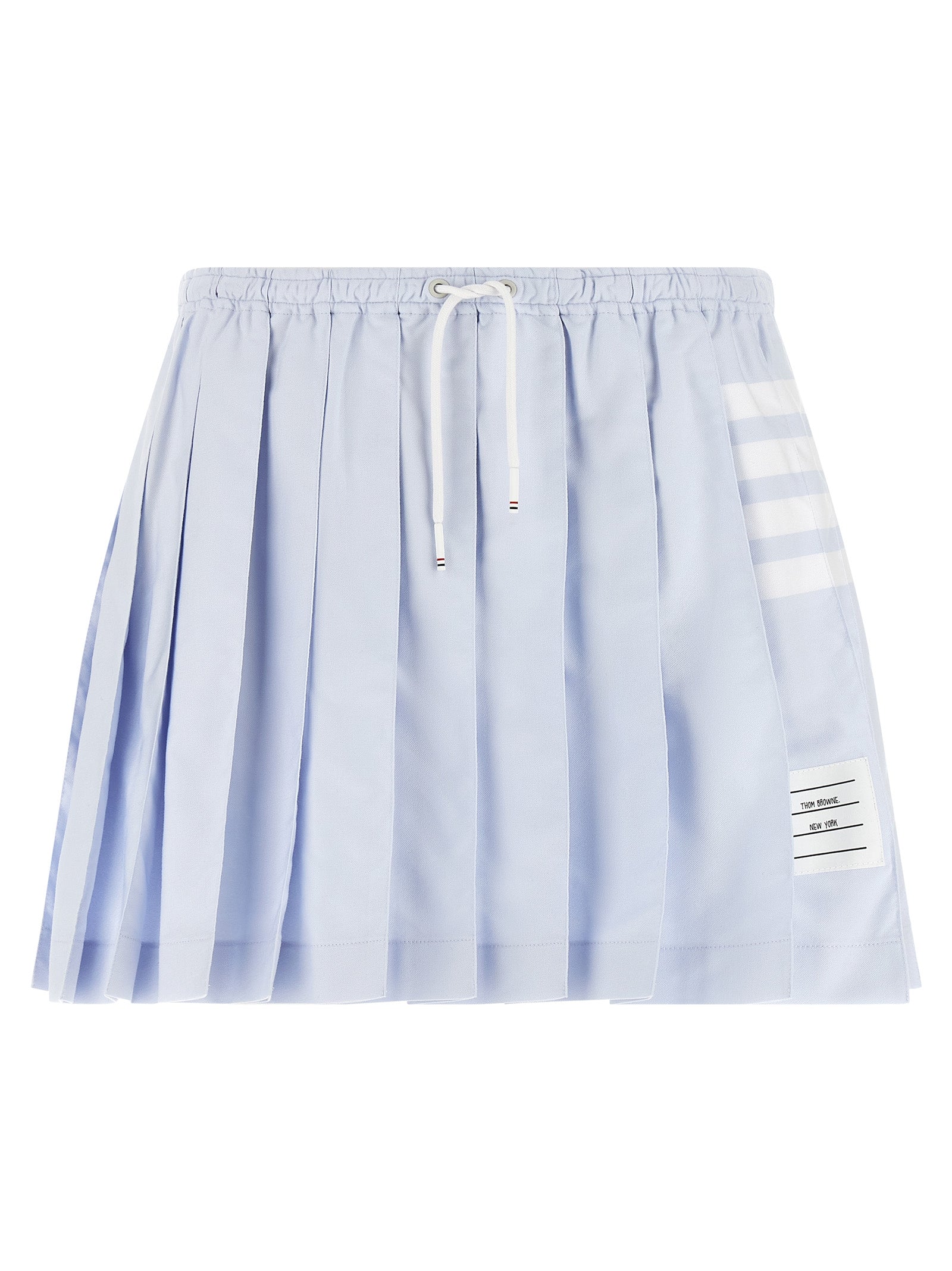Thom Browne Blue Cotton Long Women's Skirt