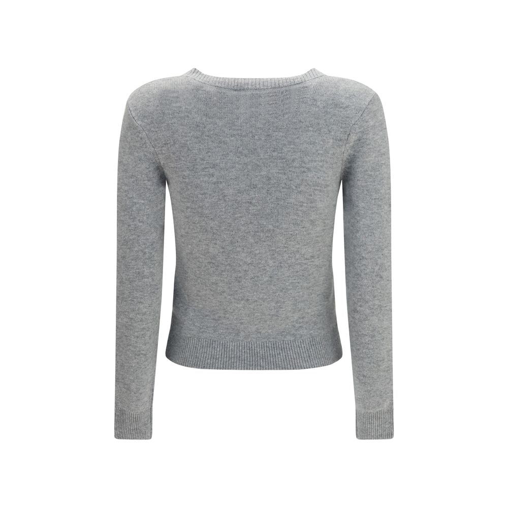 Self-Portrait Gray Cashmere Women's Sweater