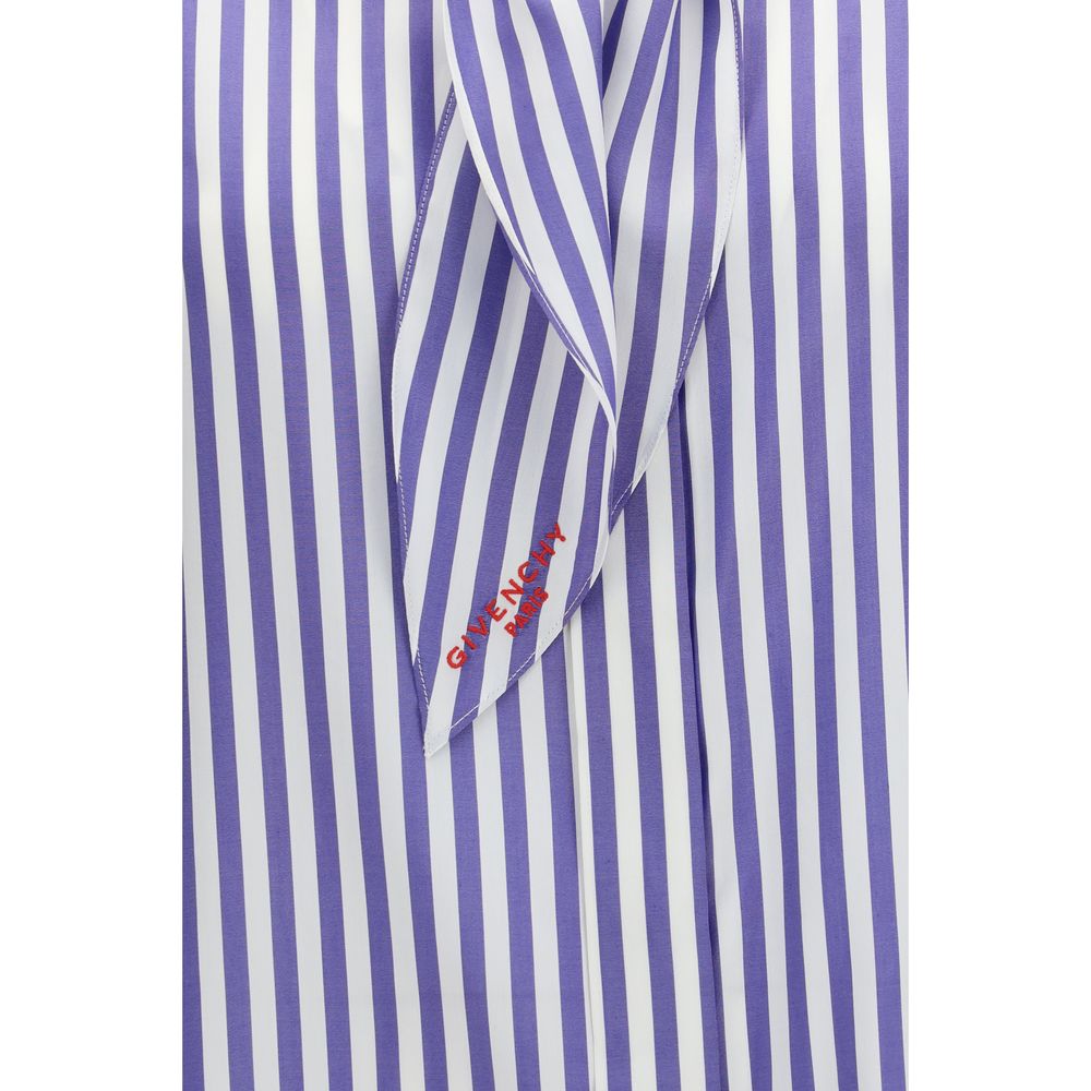 Givenchy Blue Silk Women's Blouse