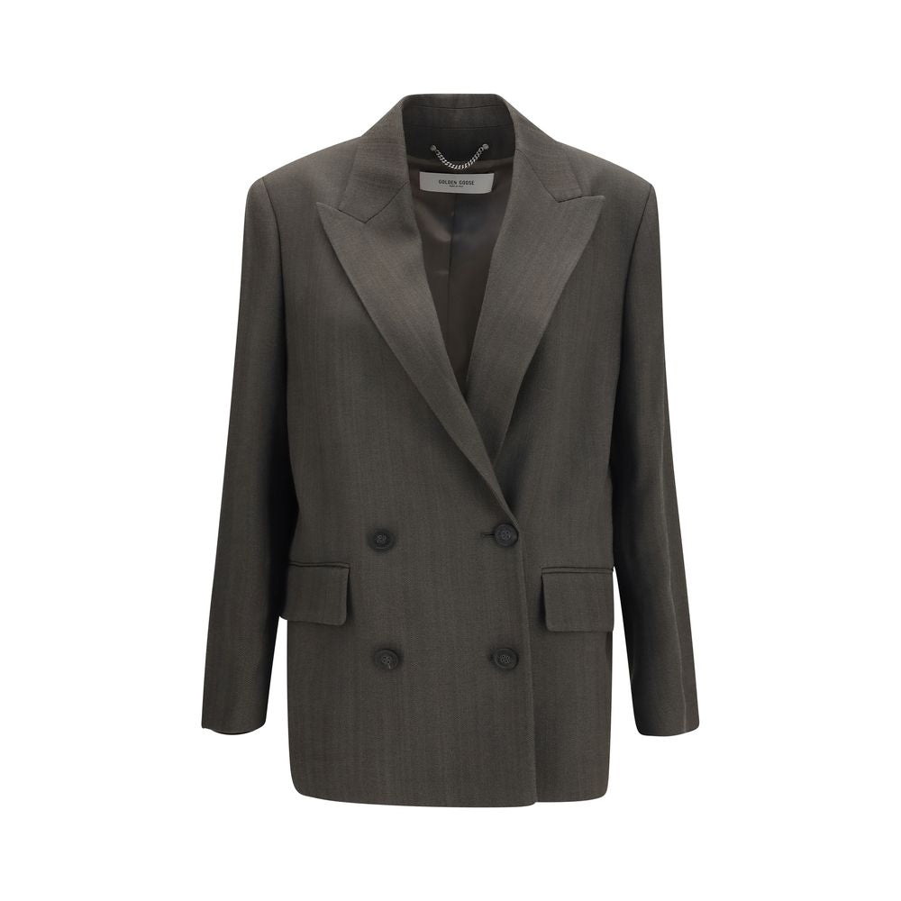 Golden Goose Bicolor Viscose Women's Blazer