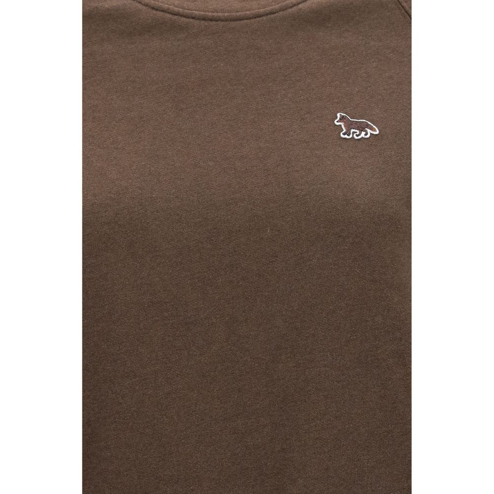 Maison Kitsuné Brown Cotton Women's Sweatshirt