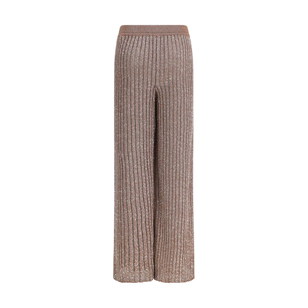 Missoni Brown Viscose Casual Women's Pants