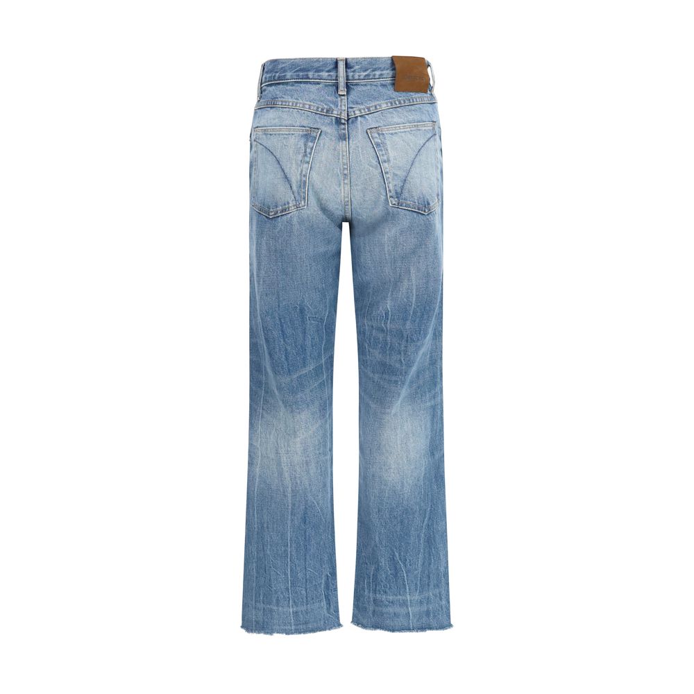 Tom Ford Blue Cotton Bootcut Women's Jeans