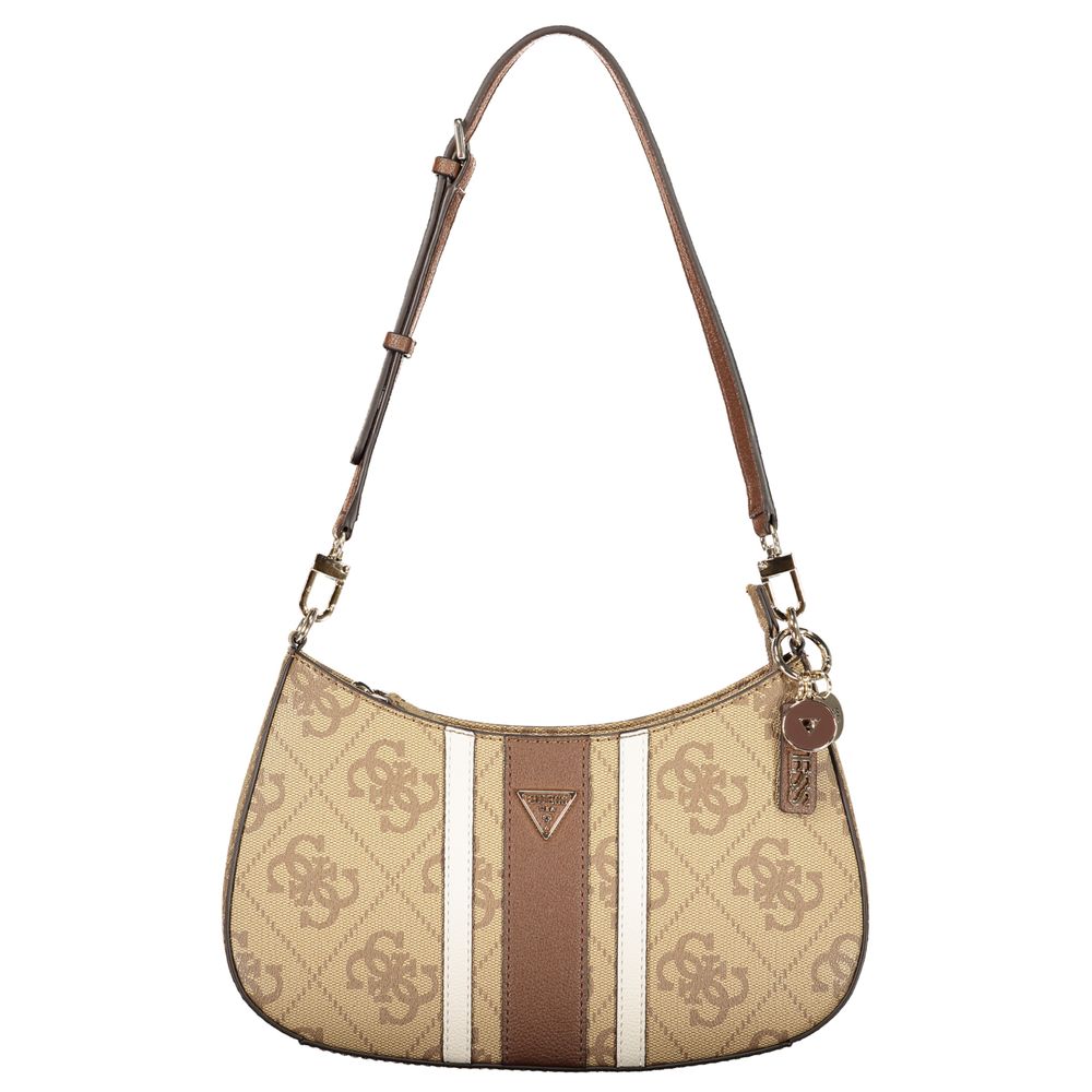 Guess Jeans Beige Polyurethane Women's Women's Bag